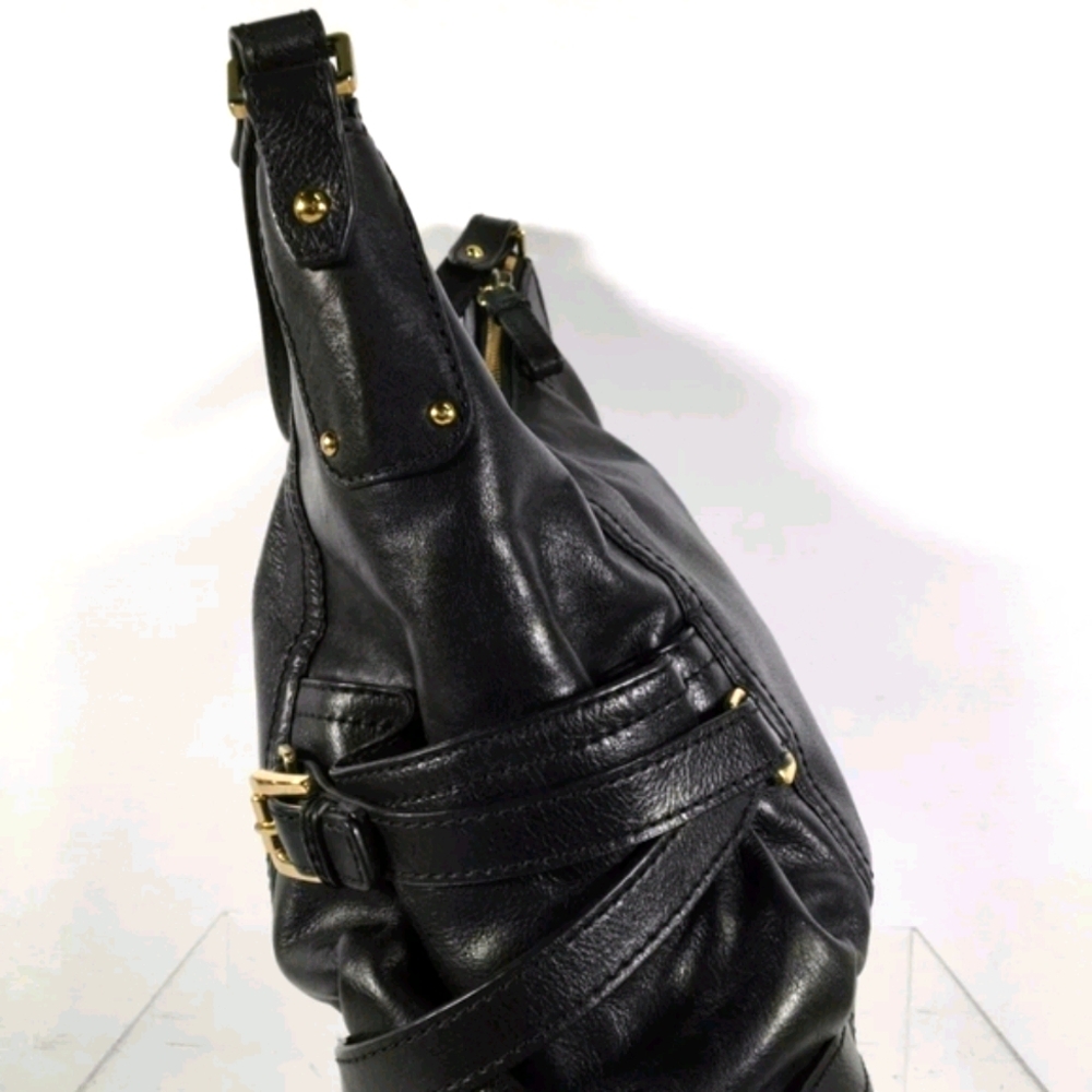 Michael Kors Black Leather M Shoulder Hobo bag - Picture 6 of 8